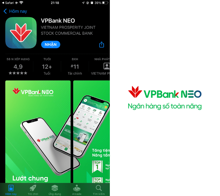 Tải app VPBank NEO